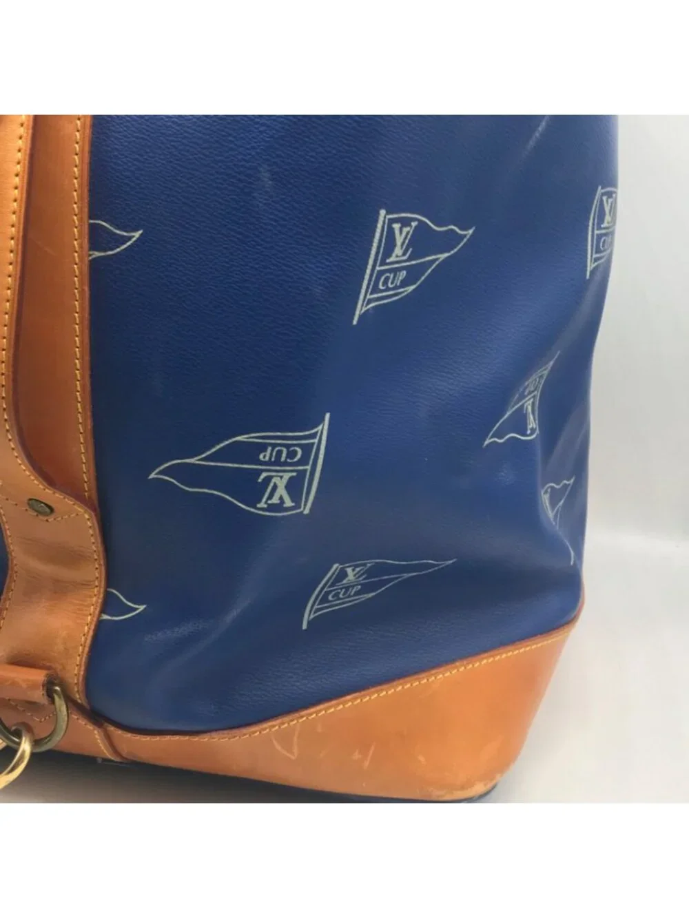 Louis Vuitton Cup Sac Marine Bandouliere Shoulder Bag Blue